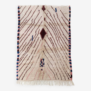 Tapis berbère marocain Azilal à motifs colorés 2,50x1,54m