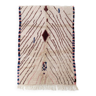 Tapis berbère marocain Azilal à motifs colorés 2,50x1,54m