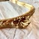 Vintage Gold Leaf Resin Wall Mirror