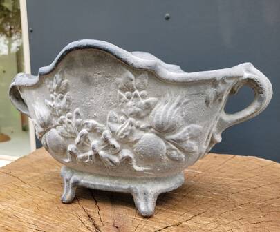 French cast iron jardiniere planter