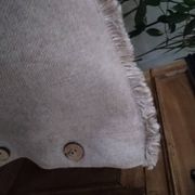 100% European linen pillowcase/cushion