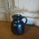 Black enameled ceramic pitcher "Jean Marais"