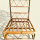 Chauffeuse en rotin par Audoux-Minnet - Golfe-Juan, 1950-1960