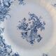 Earthenware plates iron Gien Baroque model