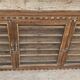 Ancienne vitrine murale de collectionneur en teck birman