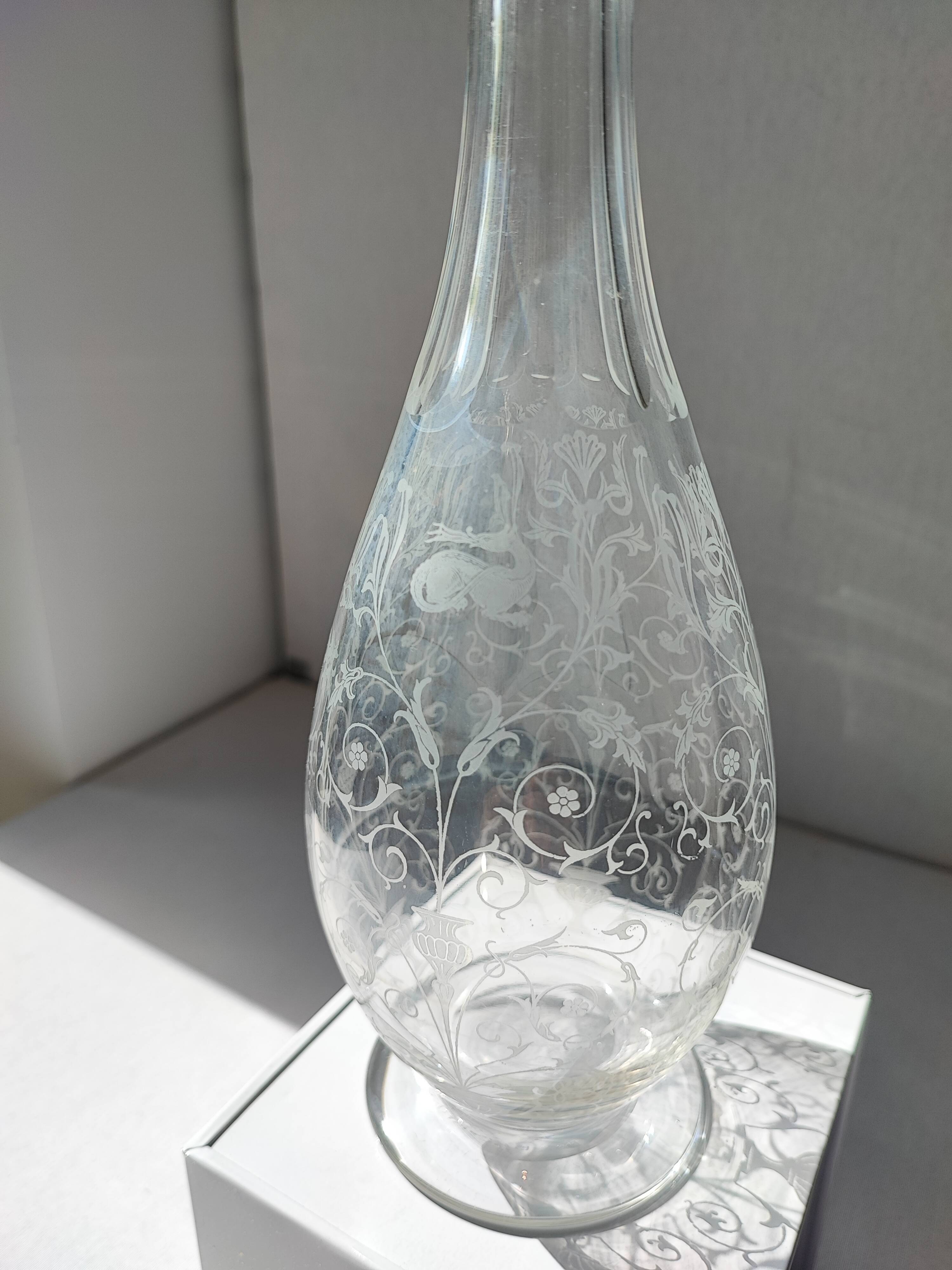 Baccarat crystal carafe