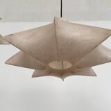 Pair of Italian Designer Cocoon Pendant lights original from the 1960s