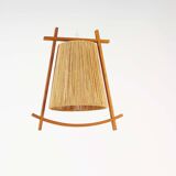 Mid-Century Sisal Pendant lamp by Temde