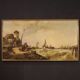 Tableau De Paysage Marin De La Seconde Moitié Du 19ème Siècle