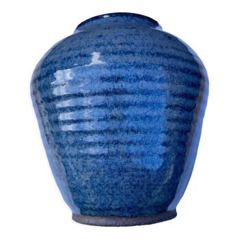 Pensu vase , in enamelled ceramic