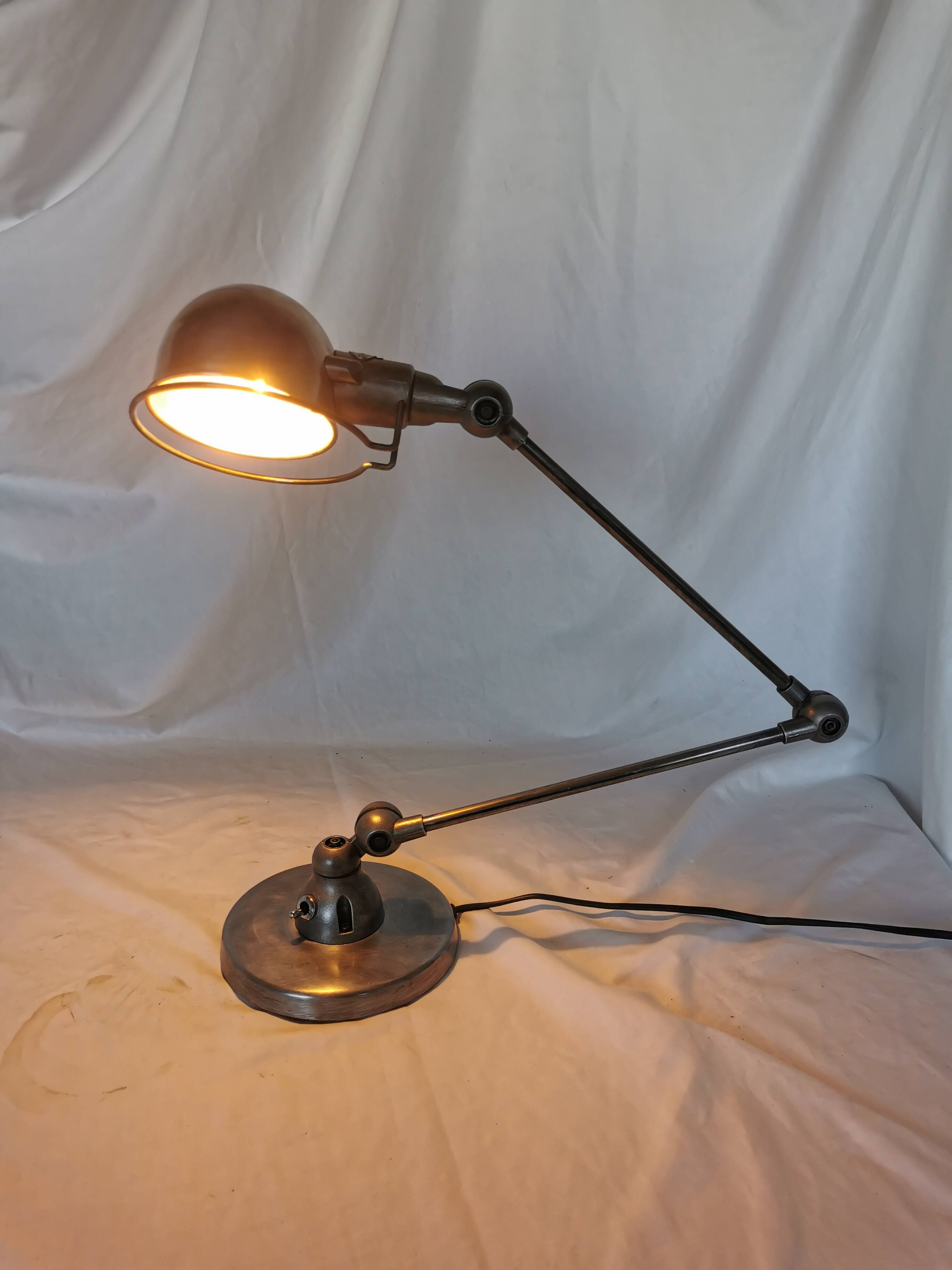 Jieldé SI333 lamp, raw steel, Lyon, France