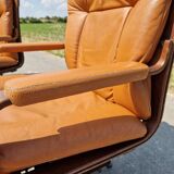 Set of 2 vintage Scandinavian armchairs co.fe.mo Italy 1970