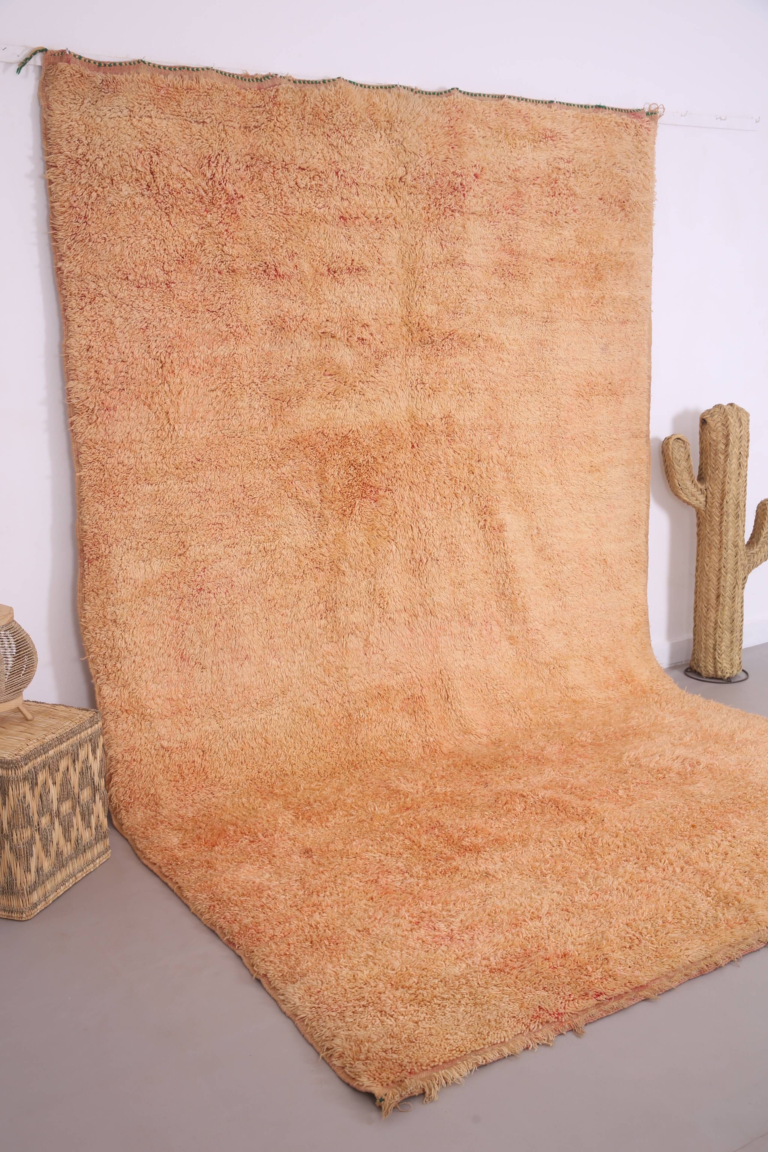 Vintage Moroccan Rug 215 x 336 cm - Handmade Moroccan Rug - Old Berber Rug