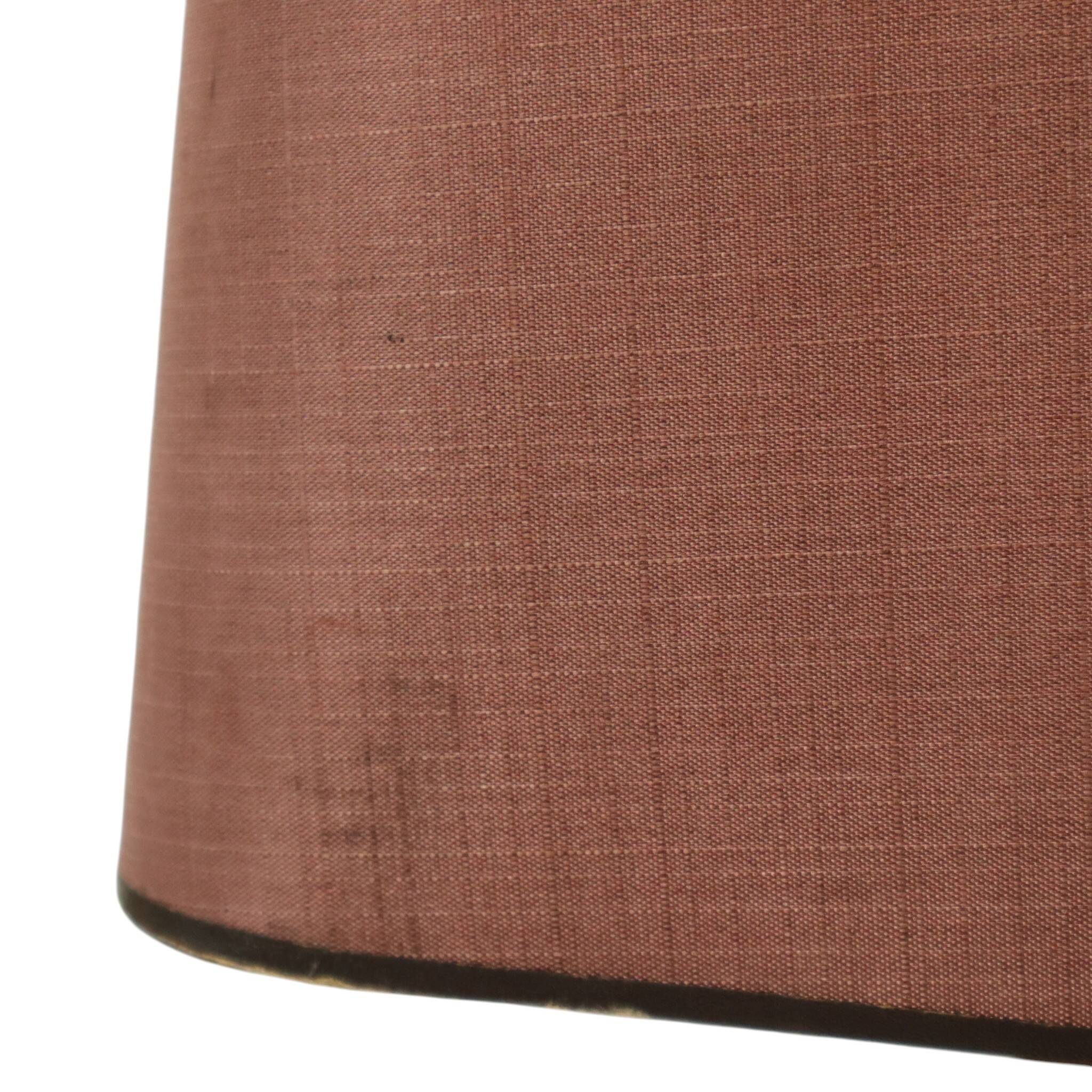 Paire de lampes de table en laiton de style Boulanger des années 50, 45 cm