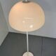 Vintage Space Age Modernist White Mushroom Shape Floor Lamp from Dijkstra Lampen, 1970s