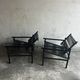 Lot de 2 fauteuils lounge « Spaghetti » par Giandomenico Belotti pour CMP Padova (années 1980)