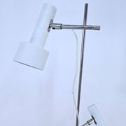 Lampe de sol blanche, Allemagne, années 1960.