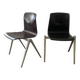 Pair of Pagholz-Germany industrial chairs from the 50s-60s