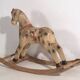 Cheval à bascule ancien (France, vers 1920)
