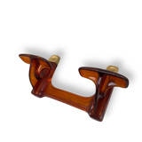 Orange transparent plastic hook