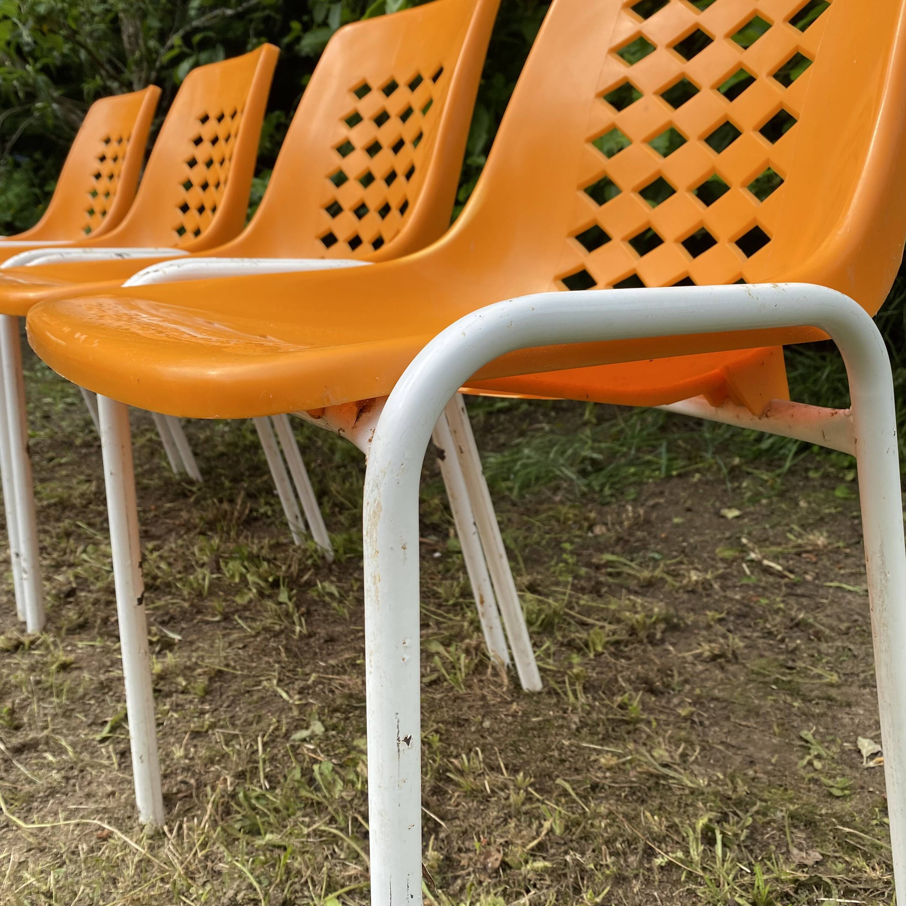 Bar terrace chairs, 70s