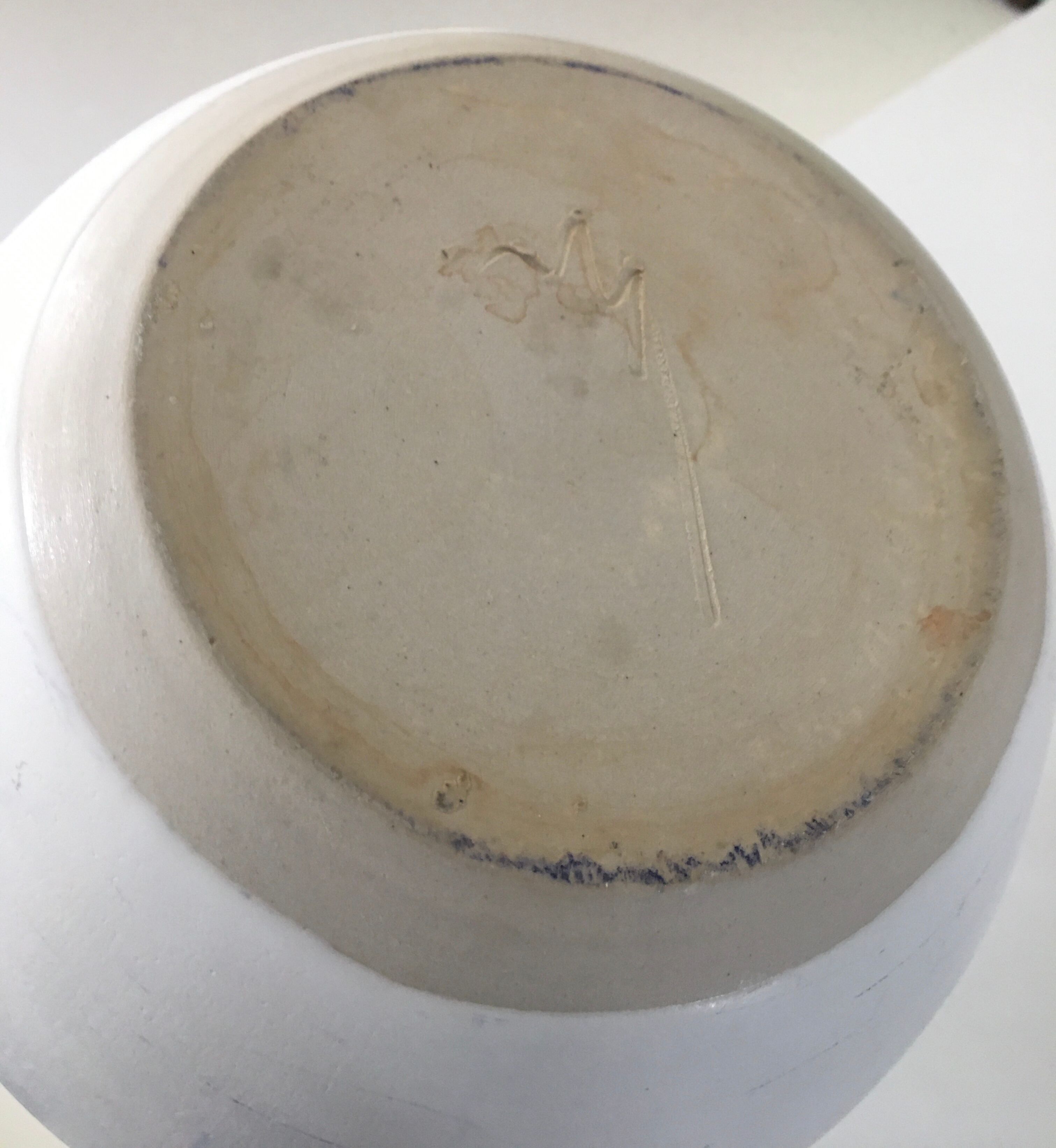 Scandinavian ceramic teapot enamelled 60's