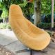 Space age mustard armchair