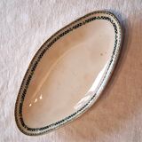 Old ironstone platter from Gien in good condition.