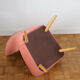 Fauteuil cocktail rose poudré