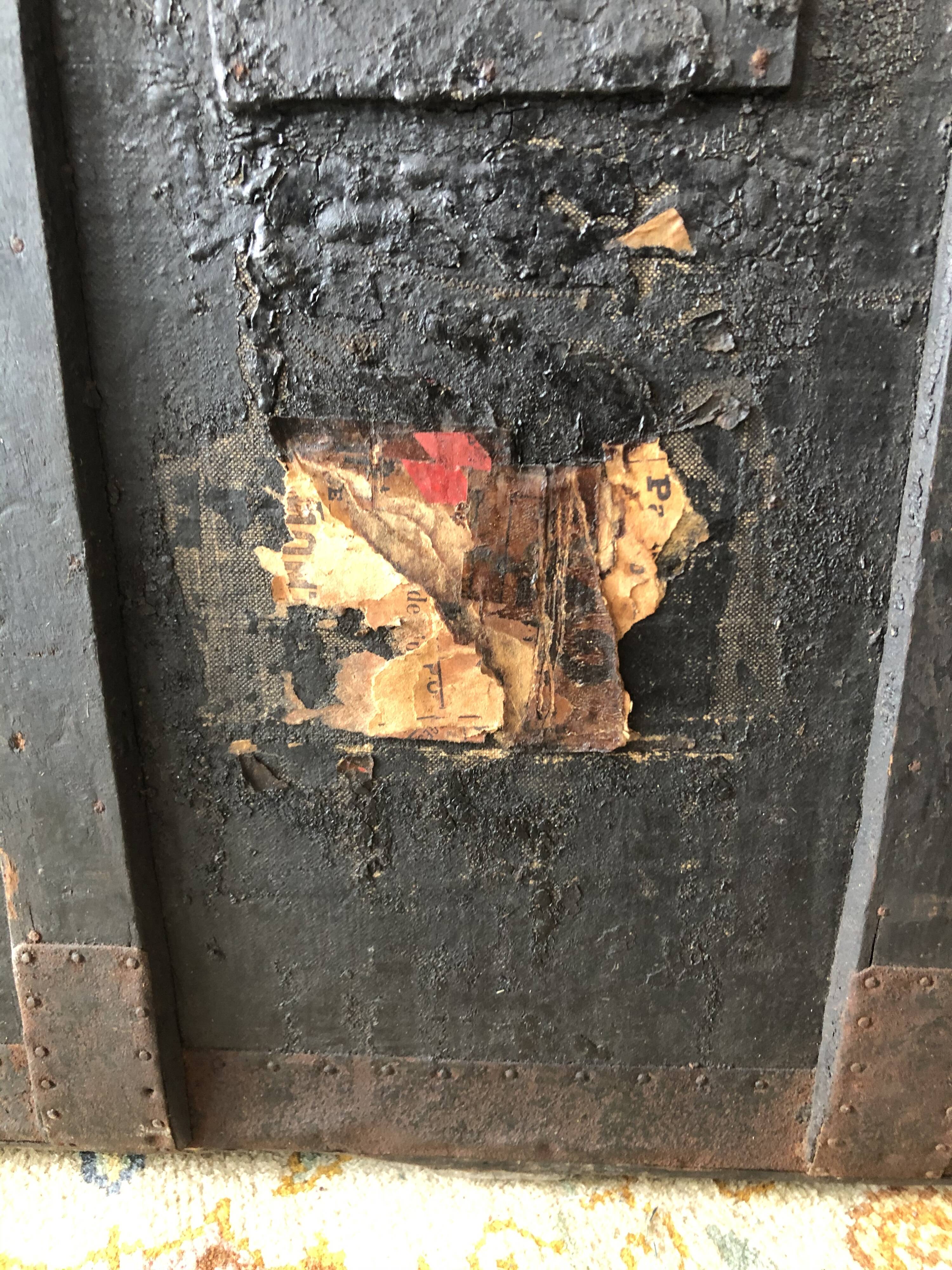 Ancient travel trunk