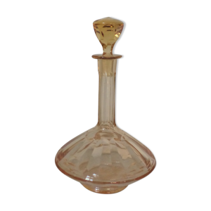 carafe en cristal ambré