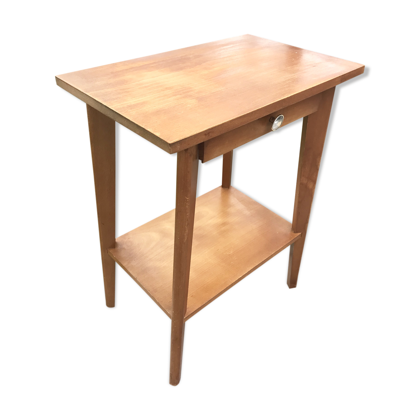 Side wooden side table