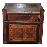 Marquetry bedside table