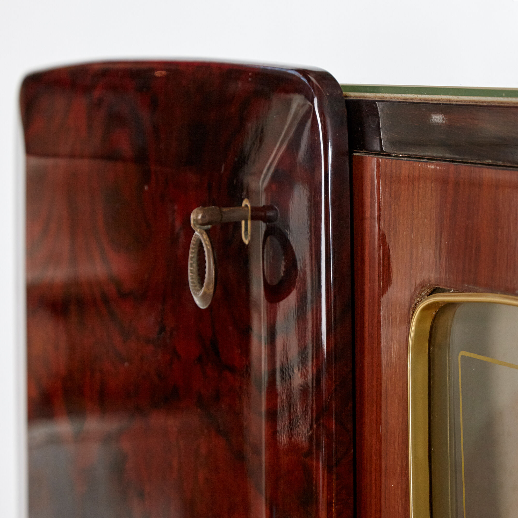Italian walnut highboard