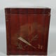 Sewing box or lacquered wood storage Japan early XX
