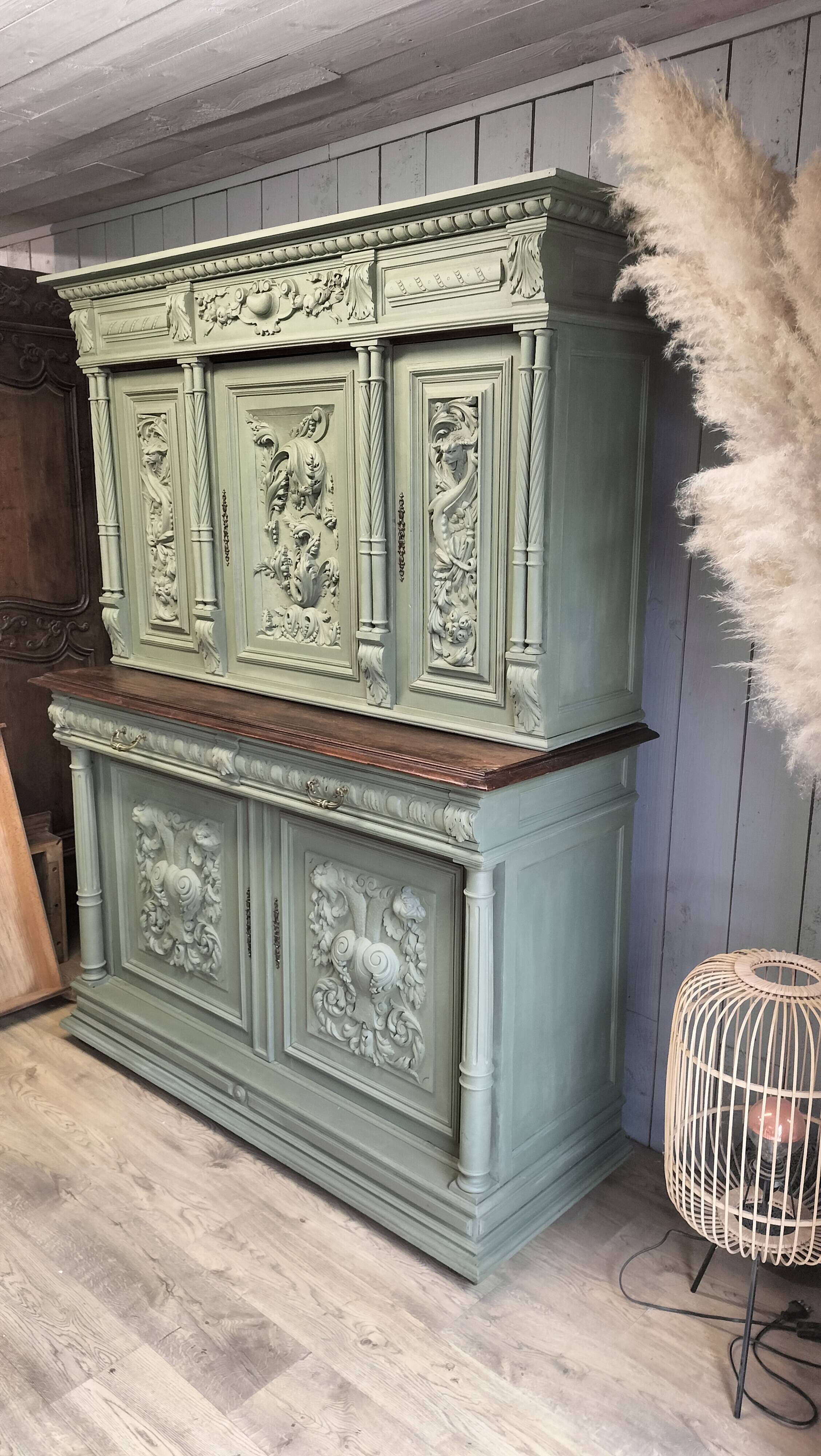Buffet 2 corps style Henri II