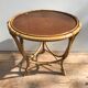 Rattan coffee table 70s