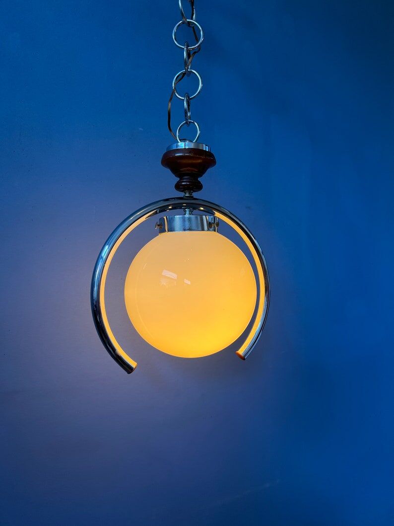Italian Mazzega pendant lamp in Murano glass