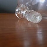 Carafe xixème en verre soufflé et ciselé
