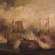 Peinture maritime française du XXe siècle Bataille de Trafalgar