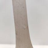 Handmade Scavo Glass Bottle / Vase by Luigi Mellara, Italy