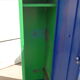 2 multicolored changing rooms