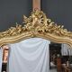 Bevelled mirror with pediment, Louis XV style – 2nd half of the 19th century