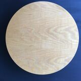 Wooden round coffee table