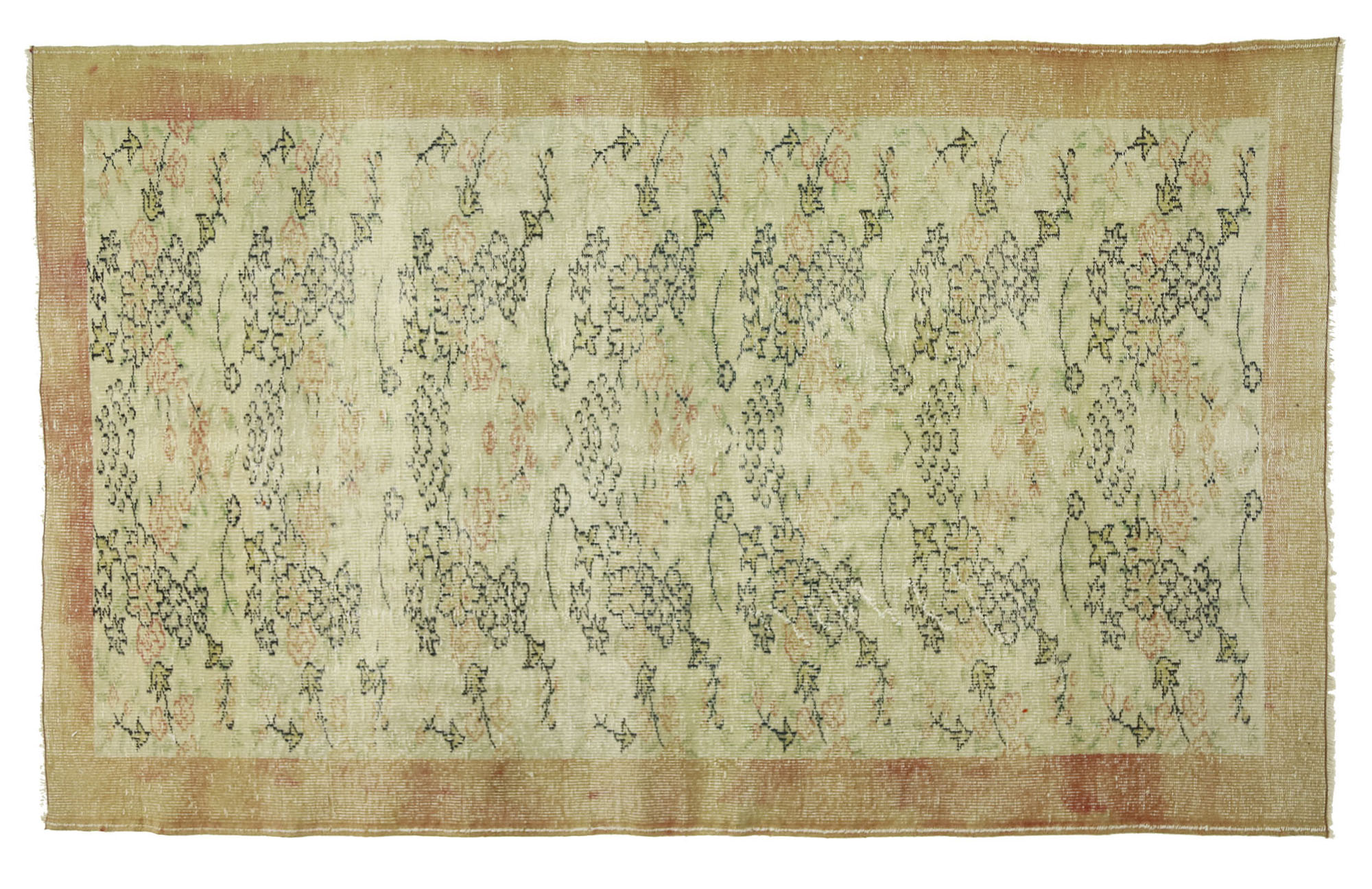 Anatolian handmade vintage rug 272 cm x 168 cm