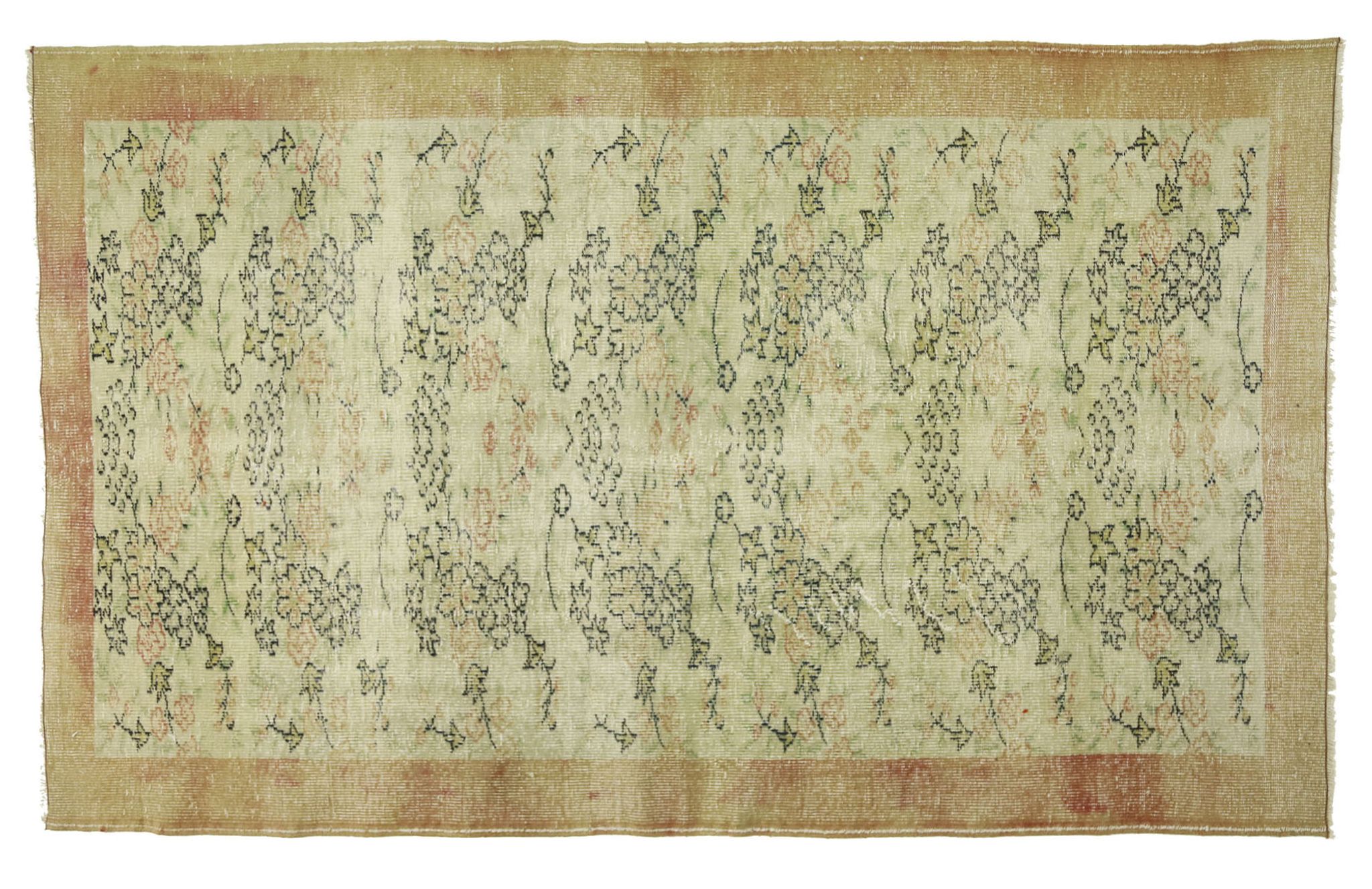 Anatolian handmade vintage rug 272 cm x 168 cm
