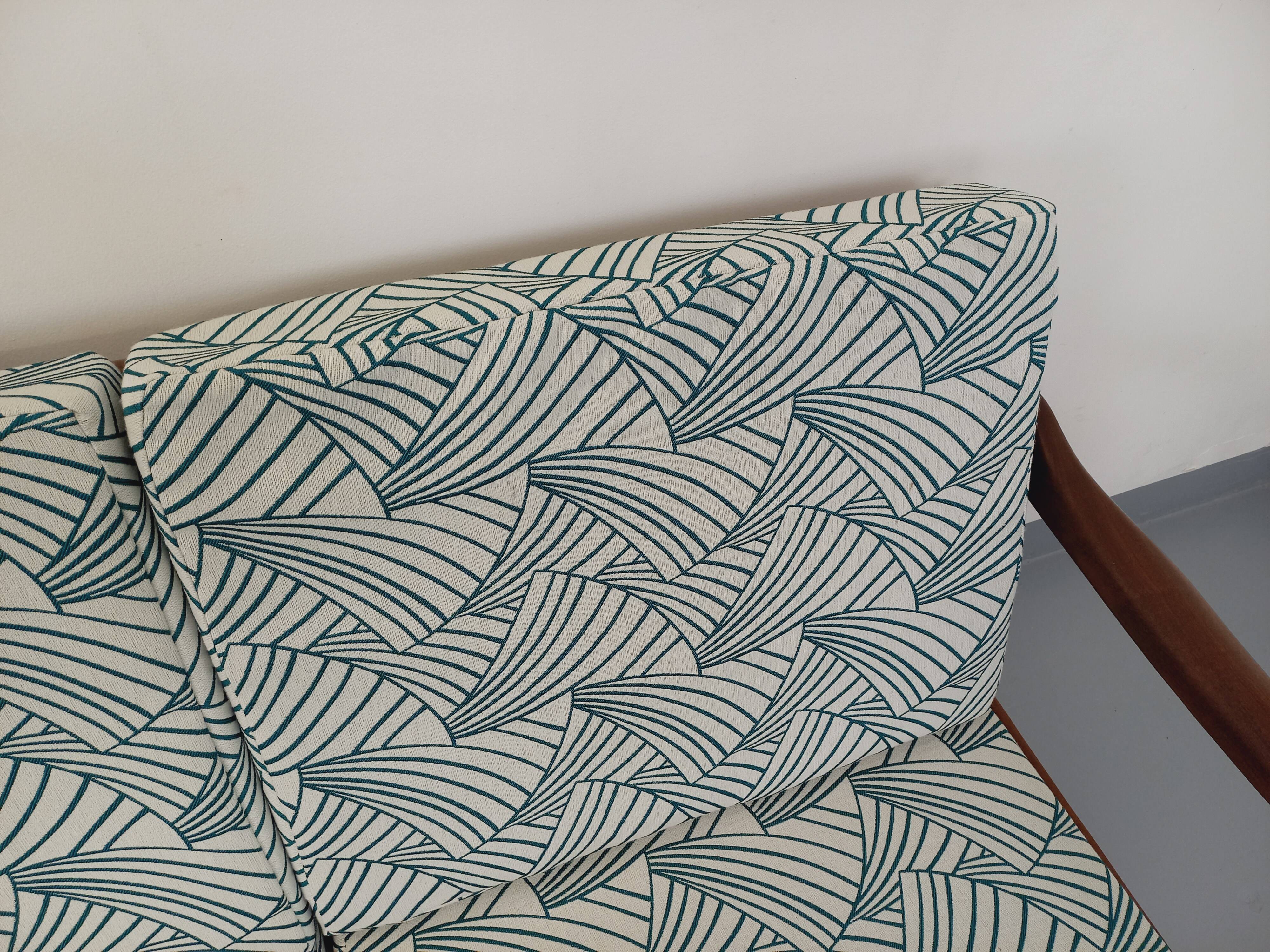 Scandinavian 3-seater sofa bench by Arne Wahl Iversen for Komfort in teak