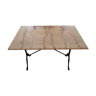 Rectangular marble bistro table