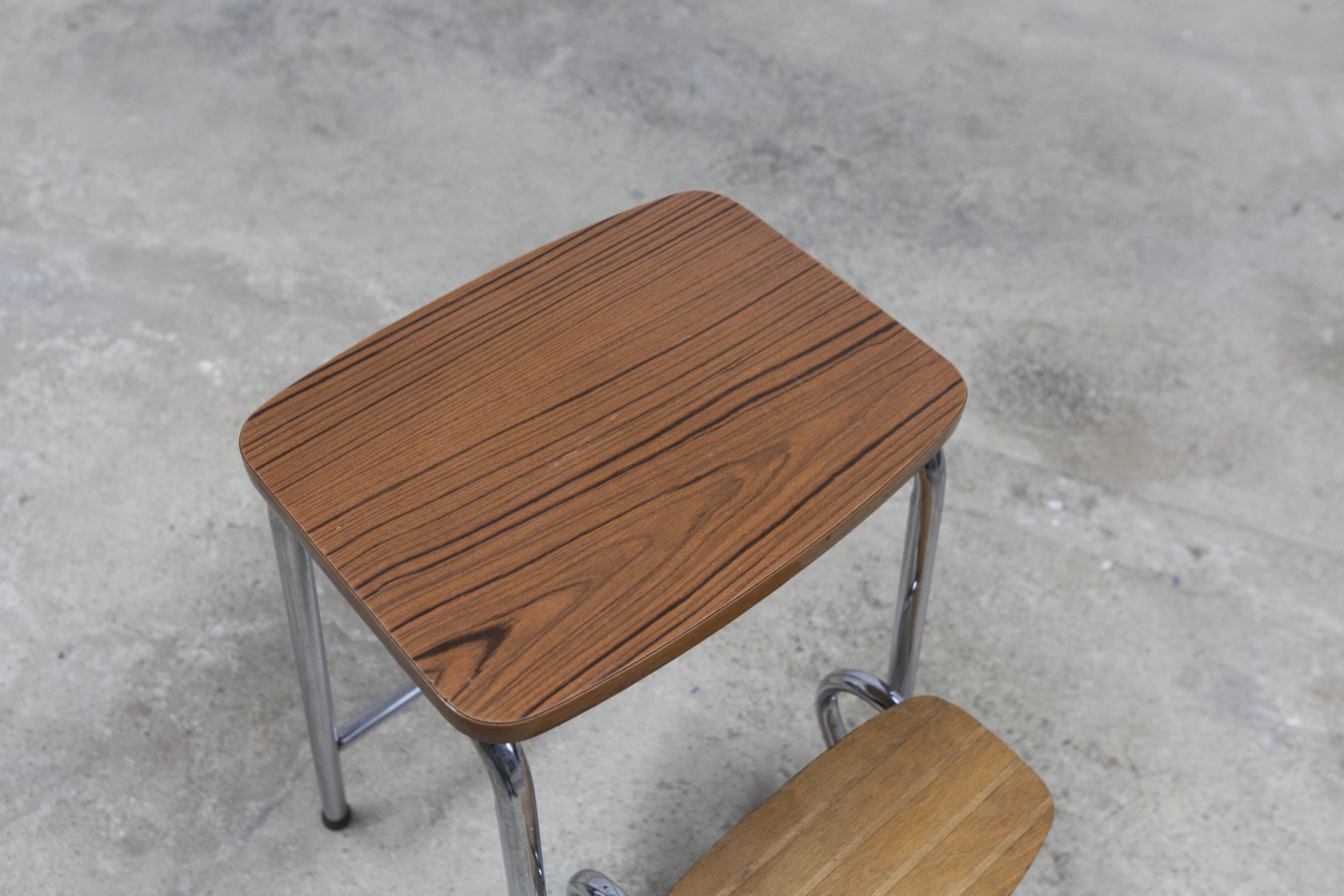 Formica 3-step step stool 1970