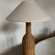 Lamp cabanon Provence in woven wicker basket weavers 1950